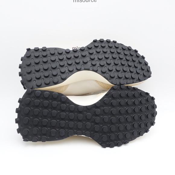 NEW Women's New Balance 327 Suede Sneakers WS327UE Angora/Sea Salt - Picture 5 of 9